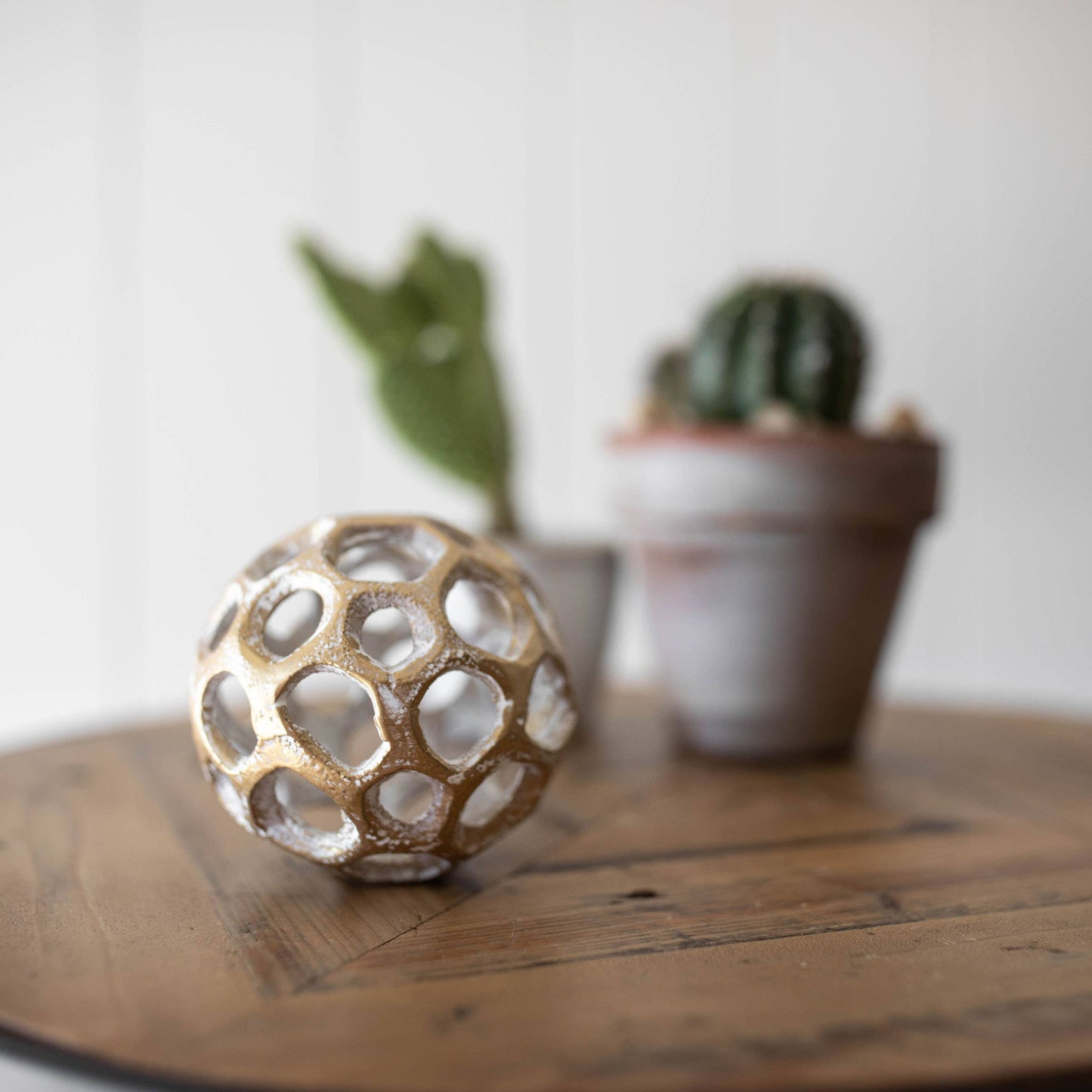 Betty Brass Cast Iron Decorative Ball