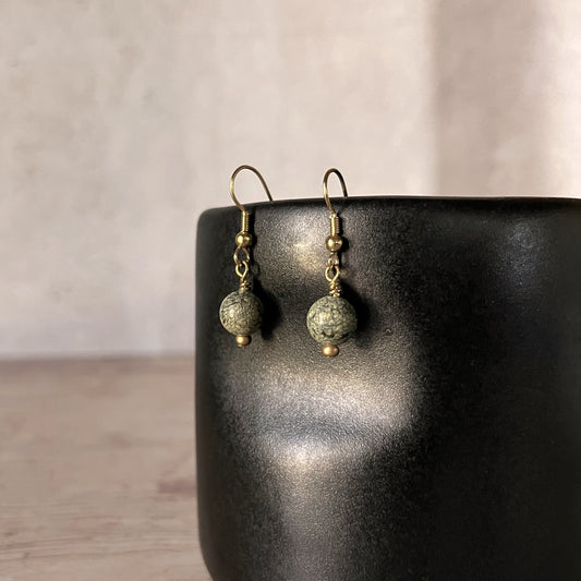 Russian Serpentine Drop Earrings