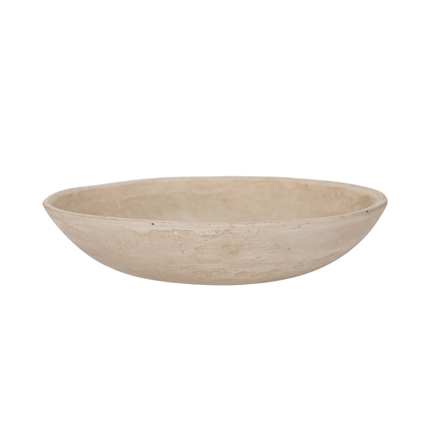 Turner White Paper Mache Bowl